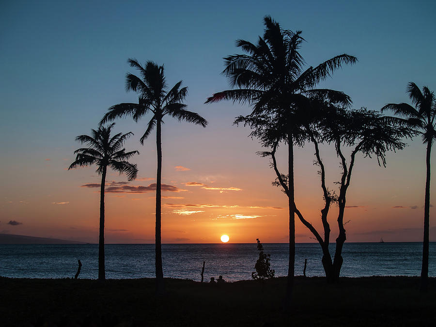 Maui Sunset #2 Photograph by Steven Clark
