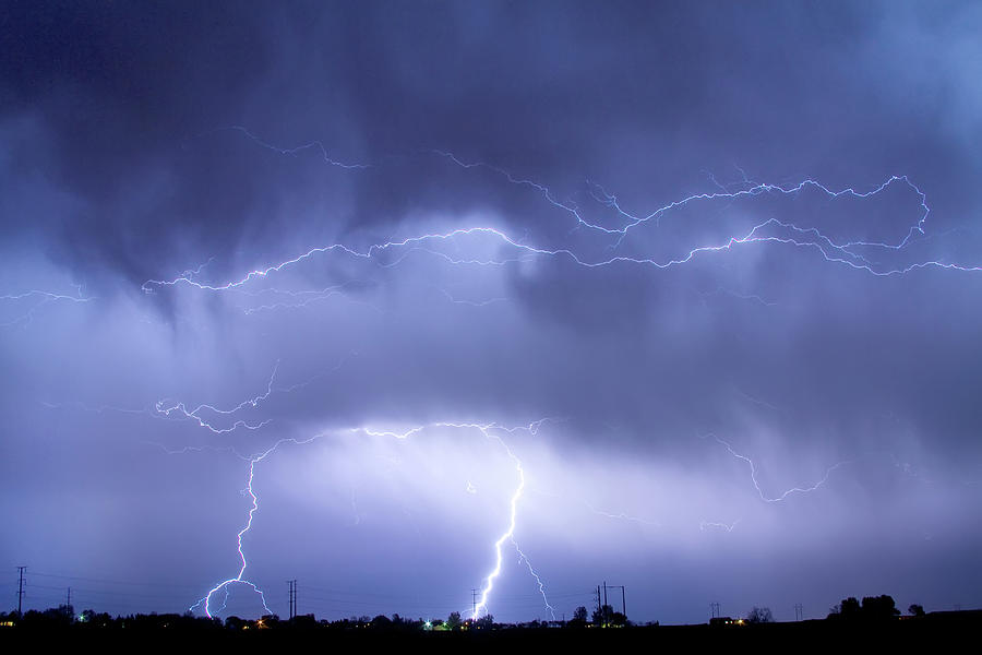 May Showers - Lightning Thunderstorm 5-10-2011 Photograph