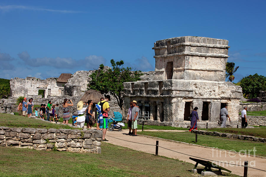 Mayan Temples at Tulum, Mexico #1 Photograph by Anthony Totah