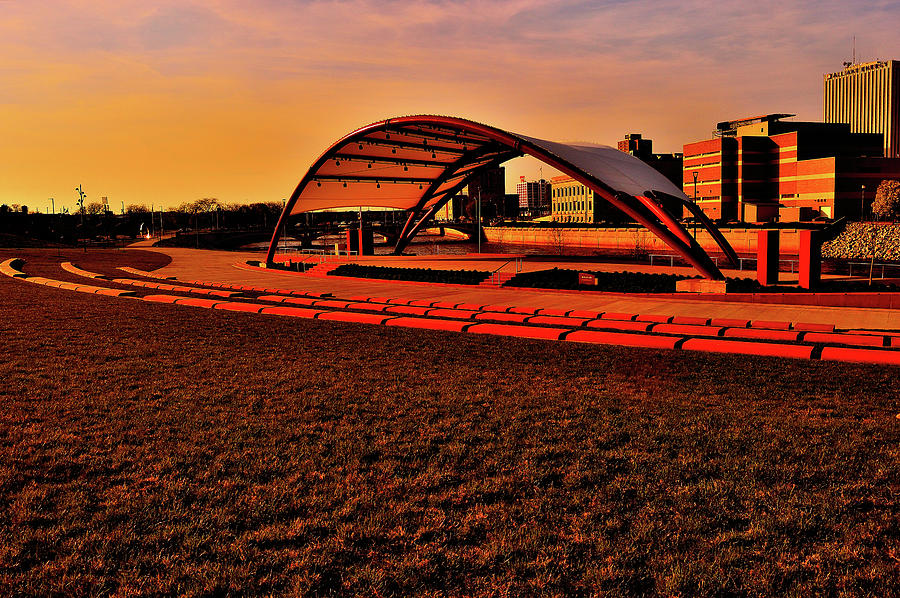 McGrath Amphitheater Cedar Rapids, IA Photograph by Sherri Hasley