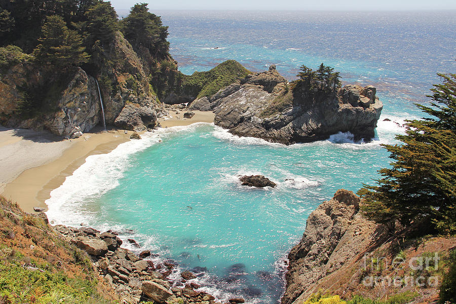 McWay Falls 7387 #1 Photograph by Jack Schultz