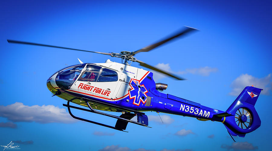 Helicopter Photograph - Medevac #2 by Phil And Karen Rispin