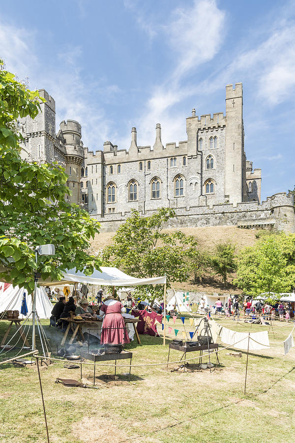 Medieval Event - Arundel Castle. Photograph by Hazy Apple