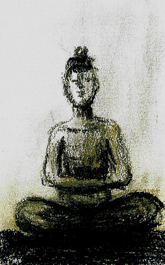 Meditation  #1 Drawing by Hae Kim