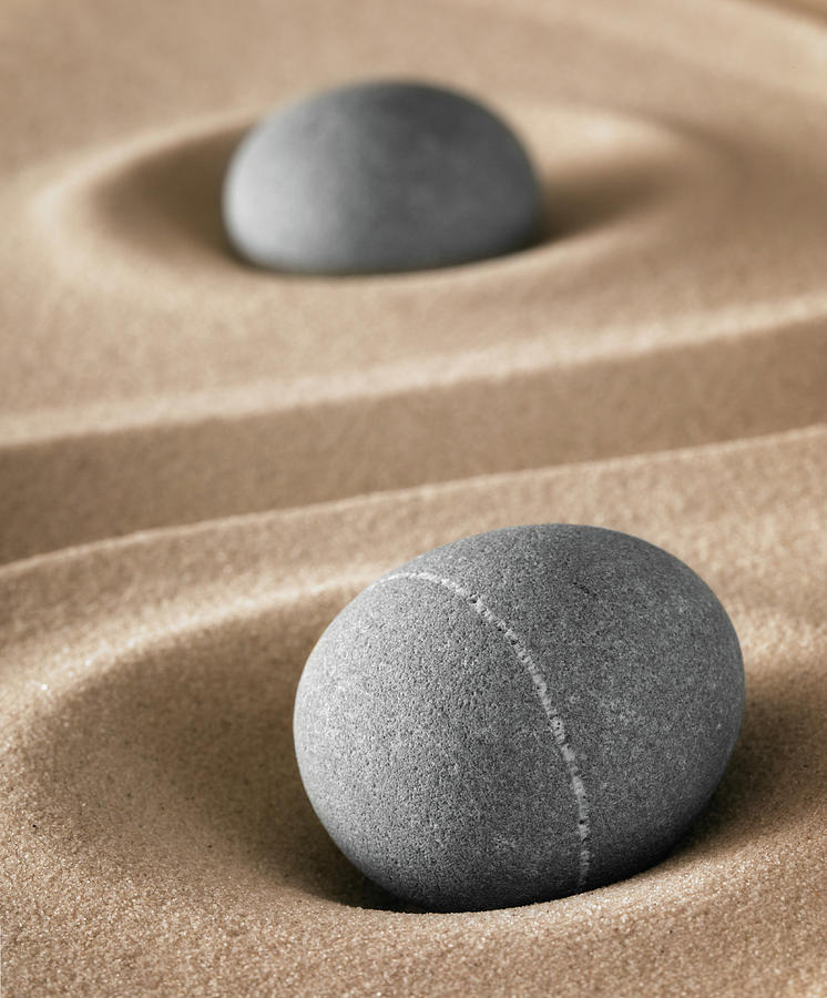 Meditation Stones #1 Photograph by Dirk Ercken