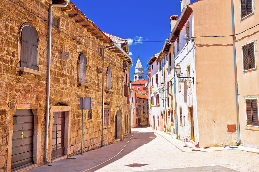 Mediterranean stone street of Vodnjan view #1 Photograph by Brch Photography