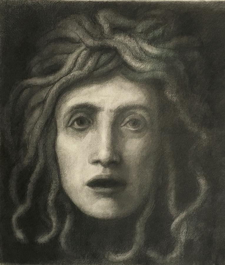 Medusa Head #1 Drawing by Paez ANTONIO