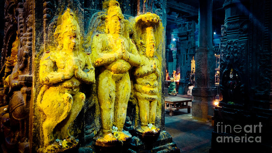 Meenakshi temple Madurai India #1 Photograph by Raimond Klavins