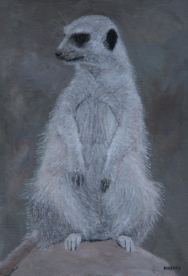 Meerkat #1 Painting by Masami Iida
