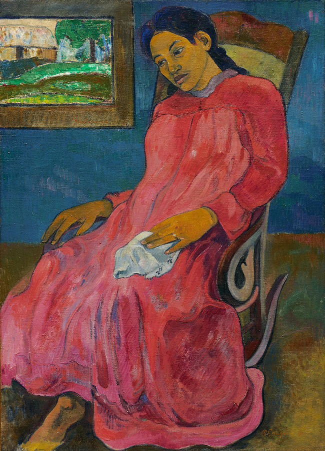 Melancholic #1 Painting by Paul Gauguin
