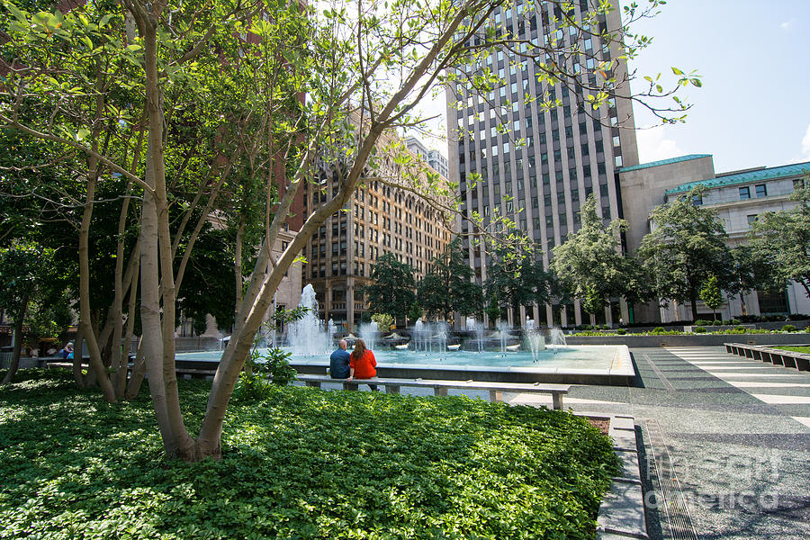 Mellon Square Park Pittsburgh Pennsylvania #1 Photograph by Amy Cicconi