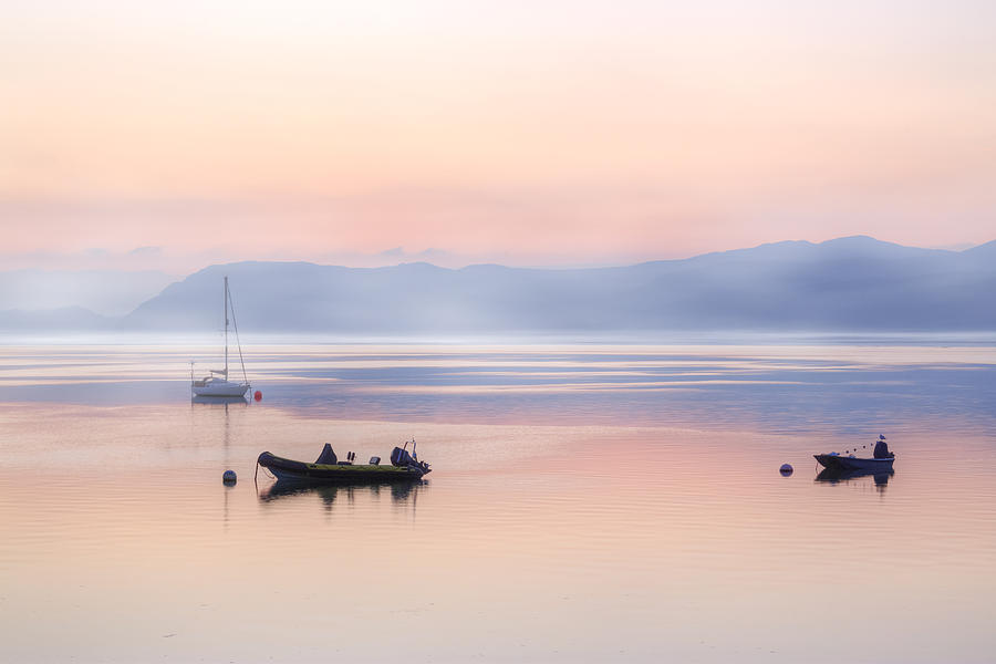 Boat Photograph - Menai Strait - Wales #1 by Joana Kruse