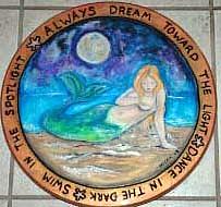 Mermaid Mixed Media - Mermaid Lazy Susan by Mickie Boothroyd Mermaid Mixed Media - Mermaid Lazy Susan by Mickie Boothroyd
