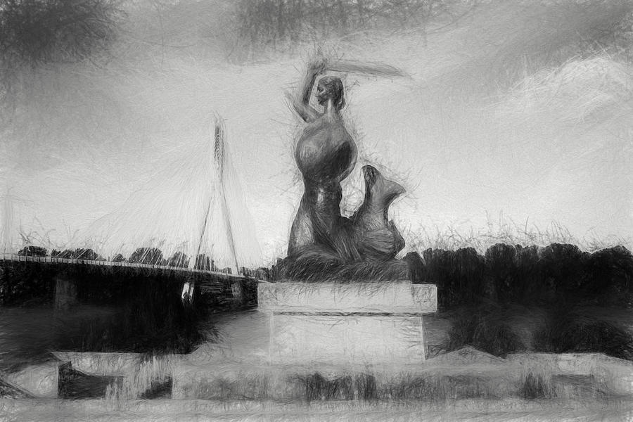 Mermaid Statue #1 Photograph by Artur Bogacki