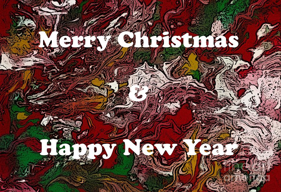 Merry Christmas and Happy New Year #2 Digital Art by Barbara A Griffin