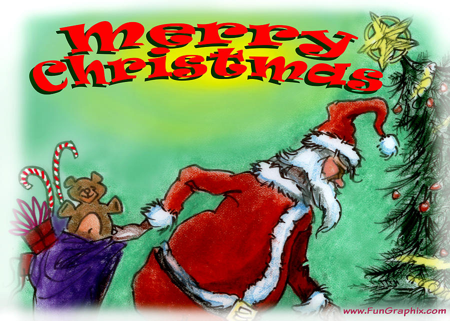 Merry Christmas #1 Digital Art by Kevin Middleton