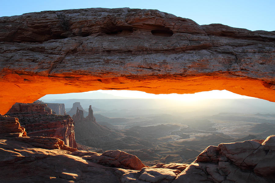 Mesa arch sunrise in Canyonlands National park #1 Photograph by Pierre Leclerc Photography