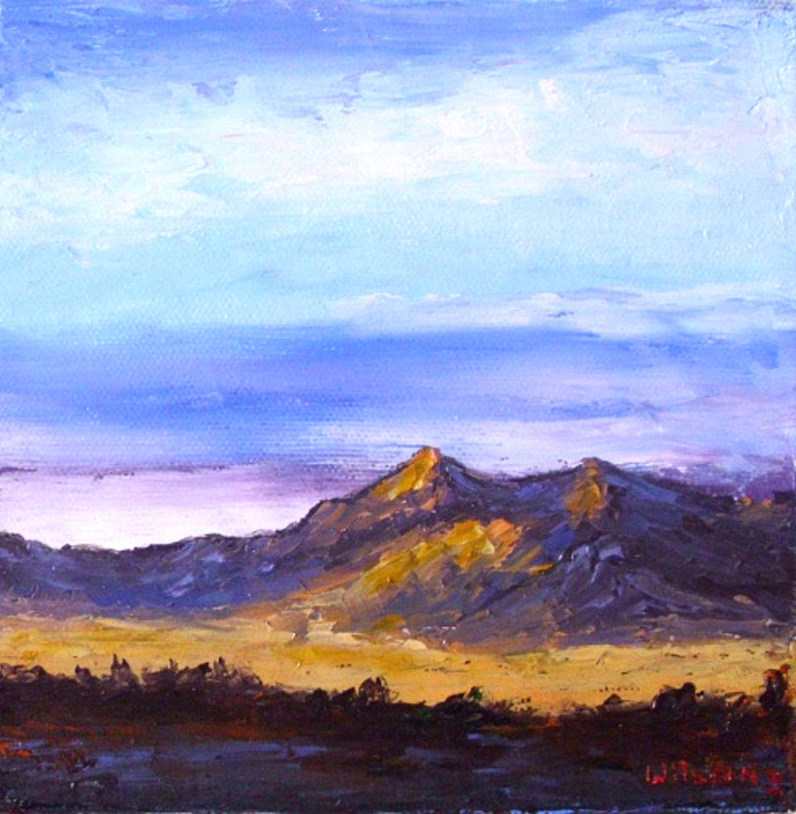 Mesa Sunset #1 Painting by Fred Wilson