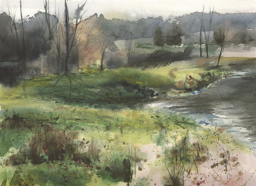 Spring Painting - Meshoppen Creek #1 by Harry  Kellow