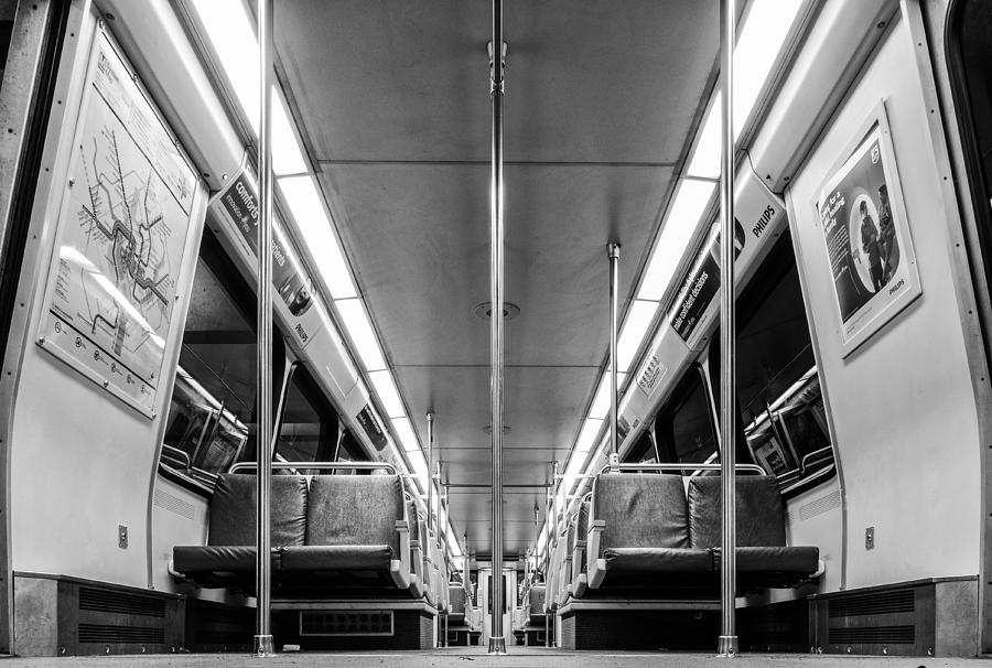 Black And White Photograph - Metro #1 by Beau Finley