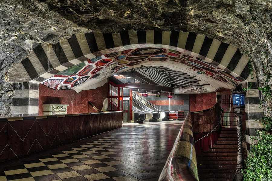 Metro Station Stockholm #1 Photograph by Joana Kruse