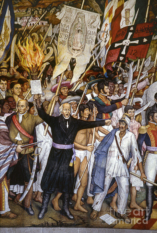 Flag Photograph - Mexico: 1810 Revolution #1 by Granger