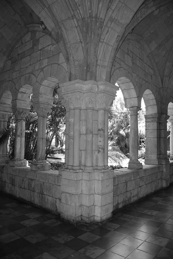 Miami Monastery In Black And White #1 Photograph by Rob Hans