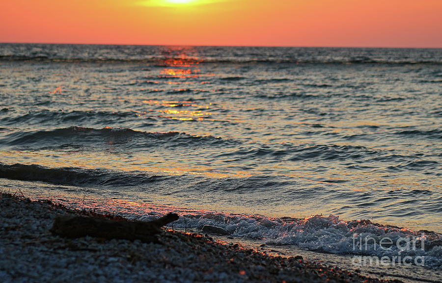 Michigan Sunset #1 Photograph by Erick Schmidt