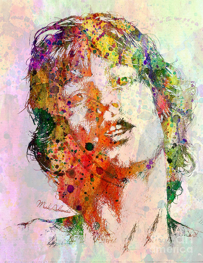 Mick Jagger Painting - Mick Jagger by Mark Ashkenazi Mick Jagger Painting - Mick Jagger by Mark Ashkenazi