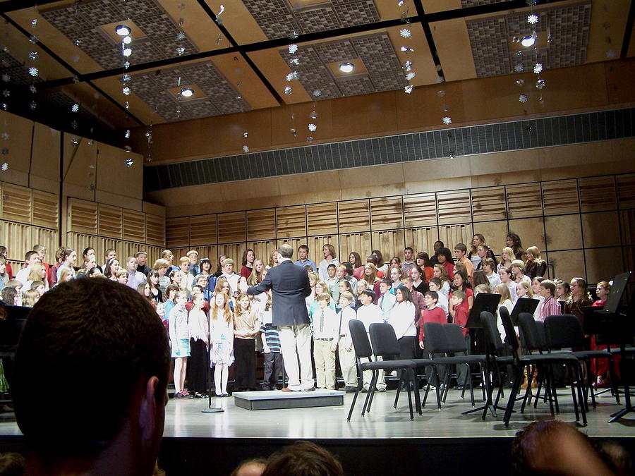 Middle School Concert #1 Photograph by Lila Mattison