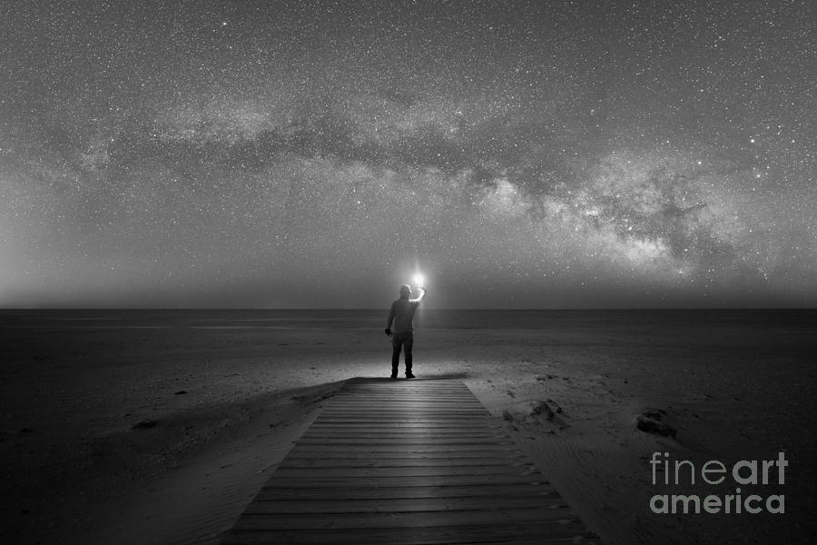 Midnight Explorer at Assateague Island #1 Photograph by Michael Ver Sprill