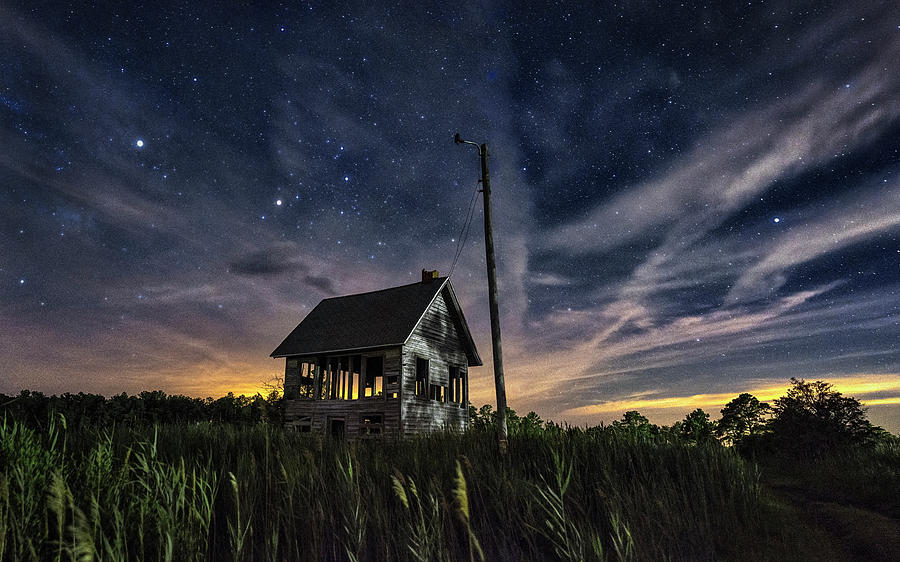 Midnight Sky #1 Photograph by Robert Fawcett
