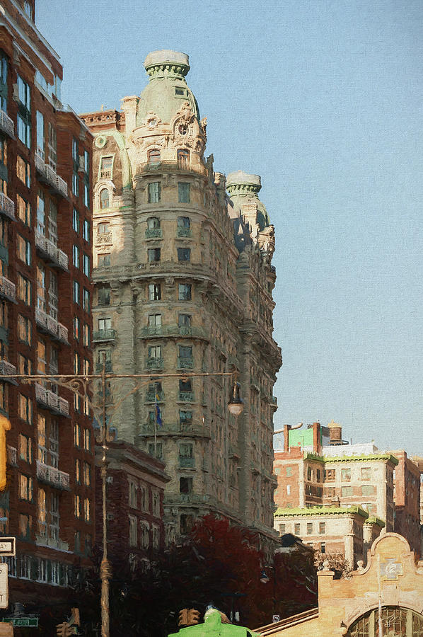 Architecture Painting - Midtown Manhattan Apartments #1 by Thomas Logan