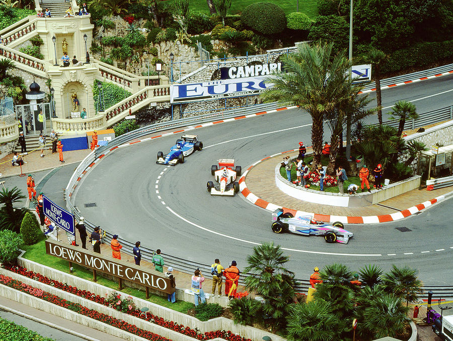  Mika Hakkinen at Monaco GP #1 Photograph by John Bowers