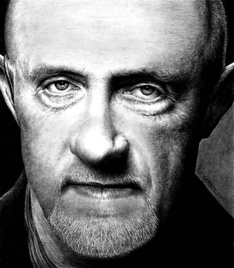 Mike Ehrmantraut #1 Drawing by Rick Fortson