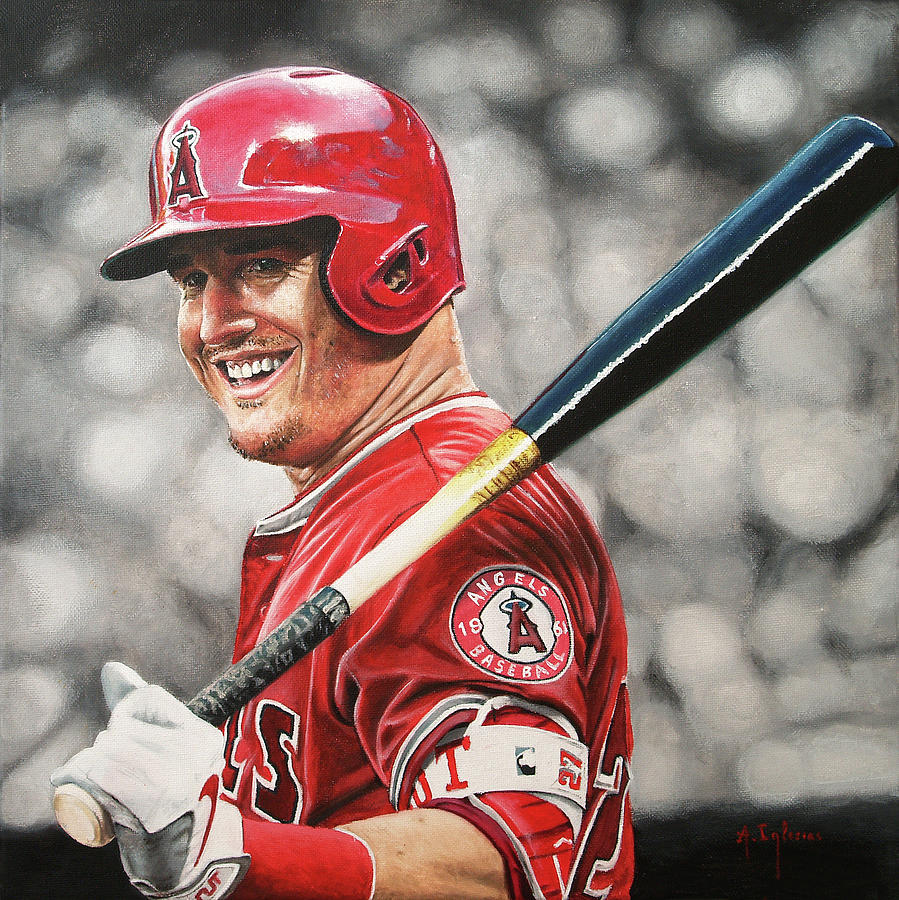 Mike Trout by Agustin Iglesias.