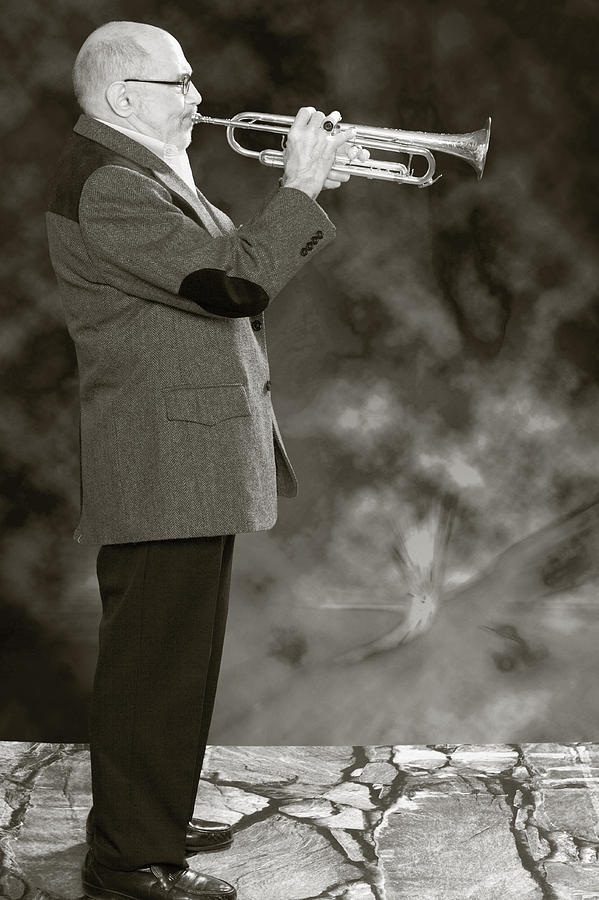 Mike Vax Professional Trumpet Player Photographic Print 3775.02 #1 Photograph by M K Miller
