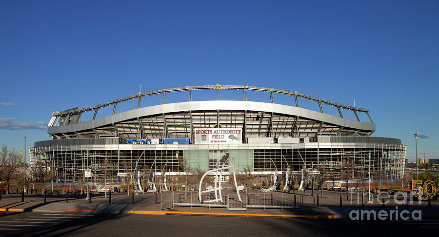 Mile High Stadium in Denver #1 Photograph by Anthony Totah