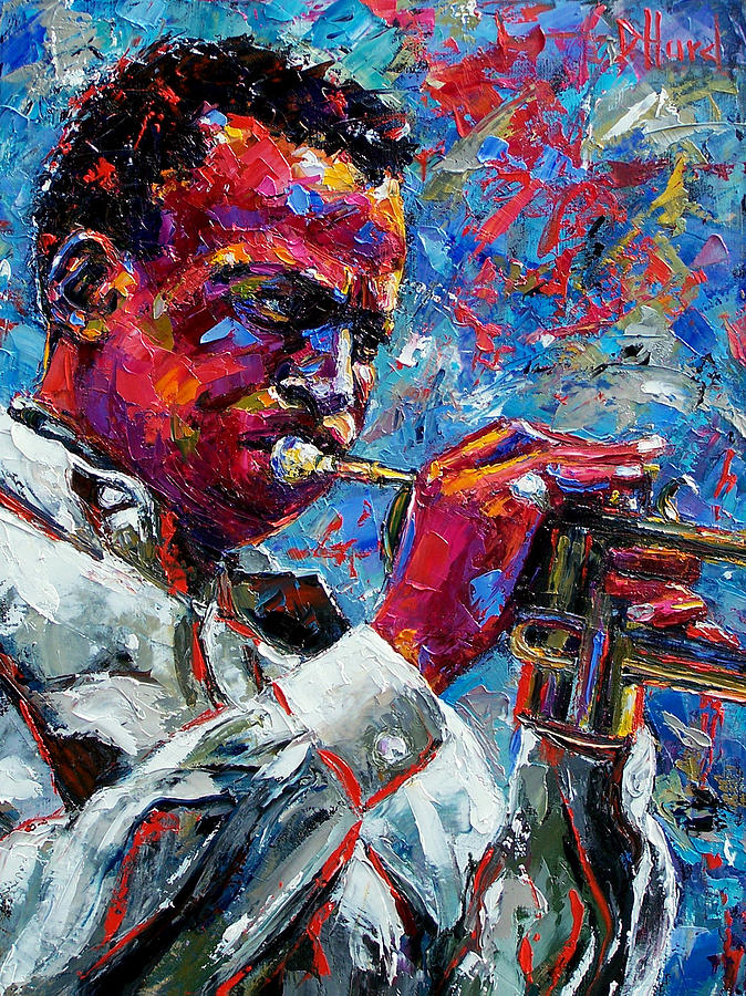 Miles Davis #1 Painting by Debra Hurd