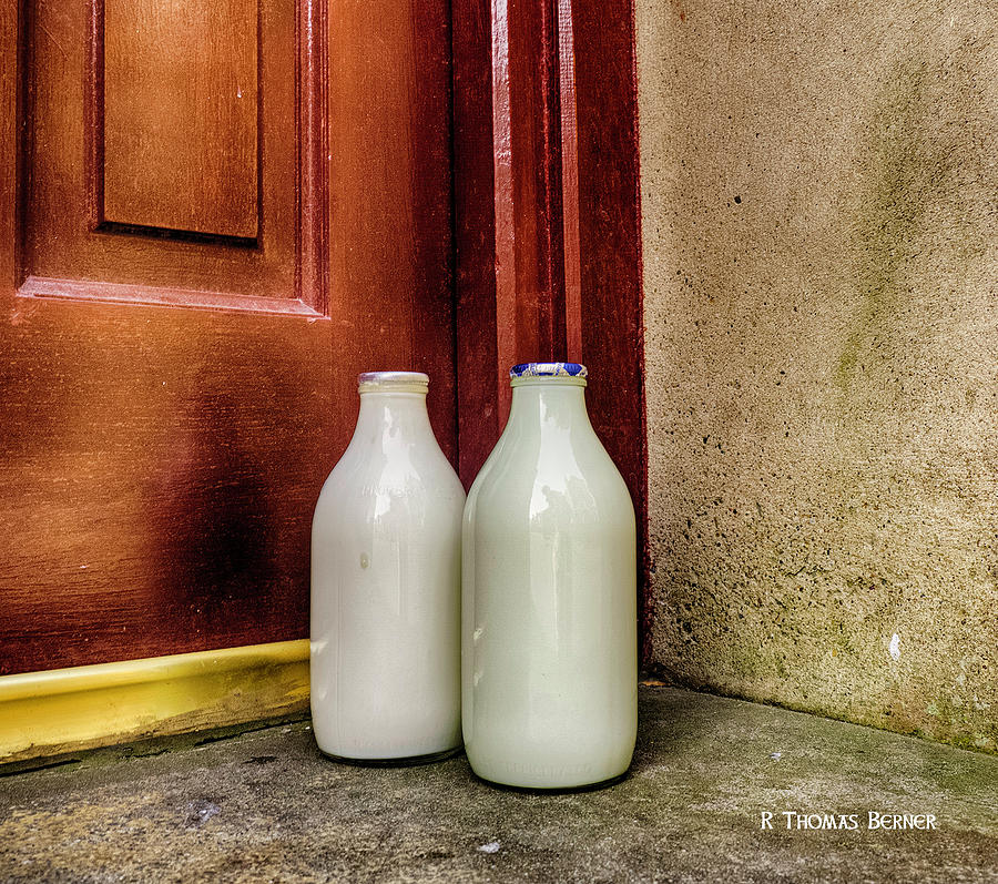 Milk Bottles #1 Photograph by R Thomas Berner