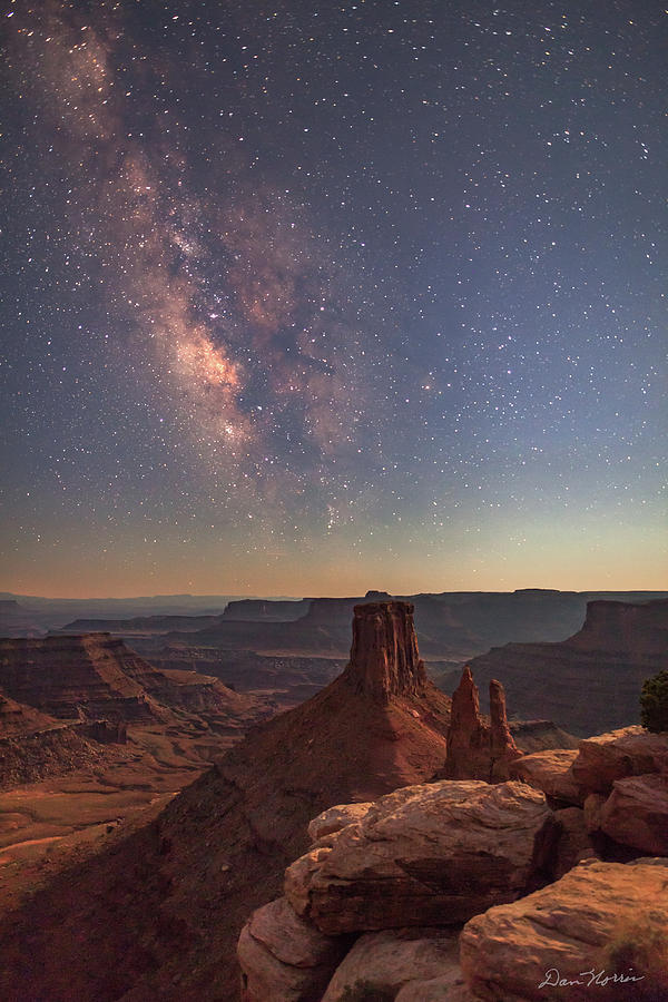 Milky Way at Twilight - Marlboro Point Photograph by Dan Norris