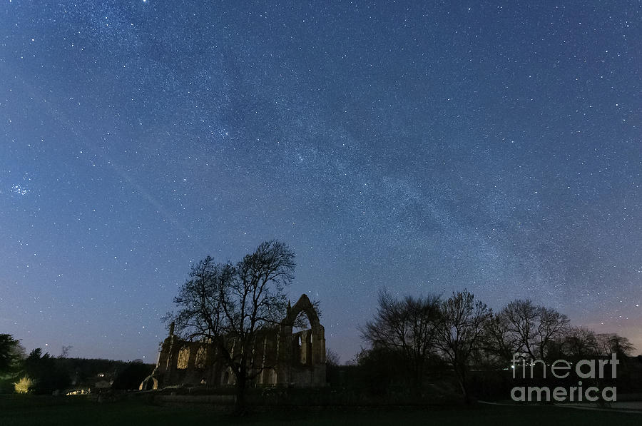 Bolton Abbey Photograph - Milky Way in Bolton Abbey by Mariusz Talarek
