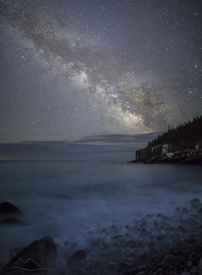 Milky Way in Maine #1 Photograph by Chad Tracy
