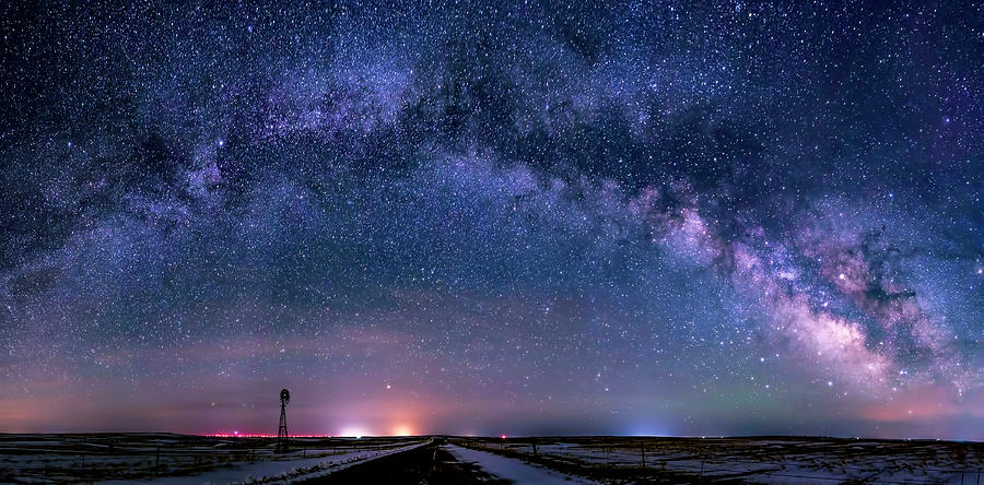Milky Way Panorama Photograph by Dawn Key