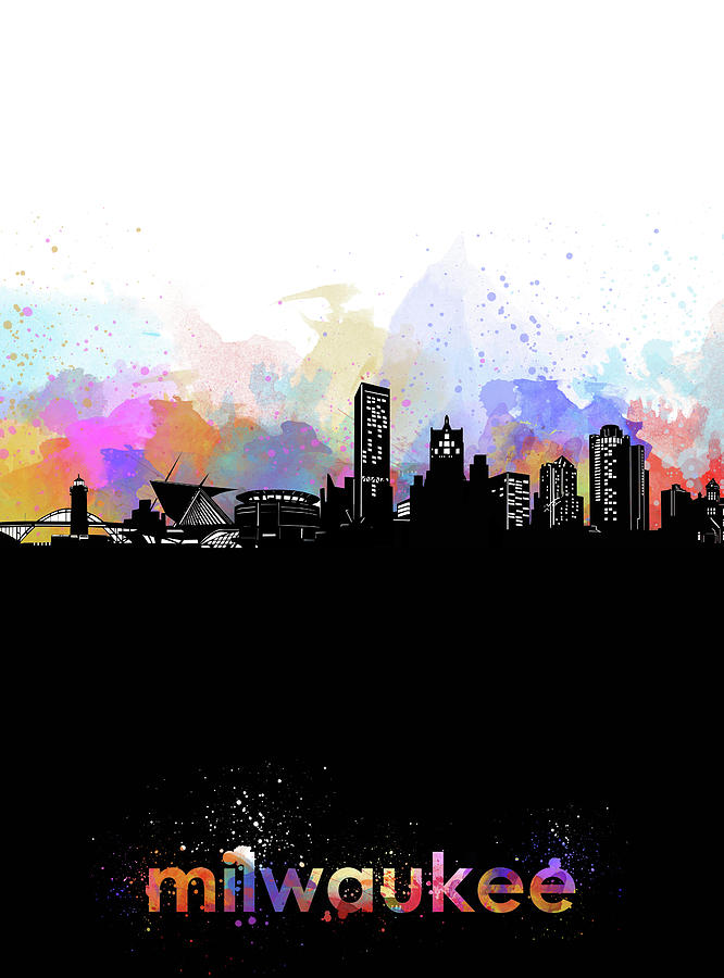 Milwaukee Skyline Minimalism 5 Digital Art