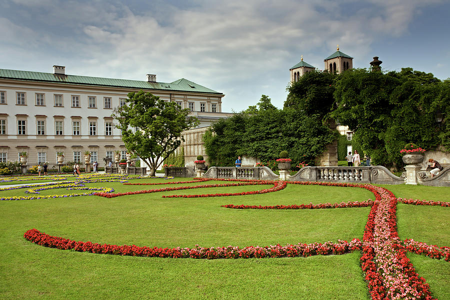 Mirabell Palace Gardens in Salzburg #1 Photograph by Aivar Mikko