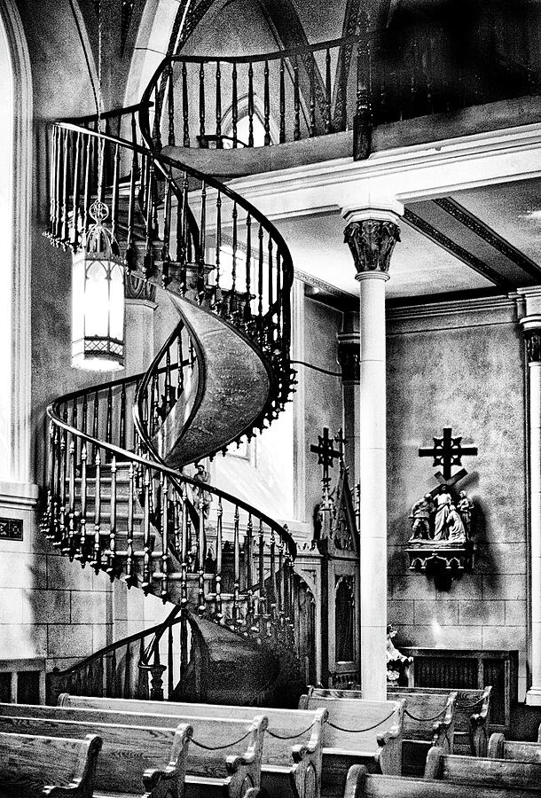 Santa Fe Photograph - Miracle Stairs #1 by Paul W Faust - Impressions of Light