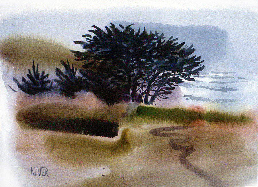 Miramonte Beach #1 Painting by Donald Maier