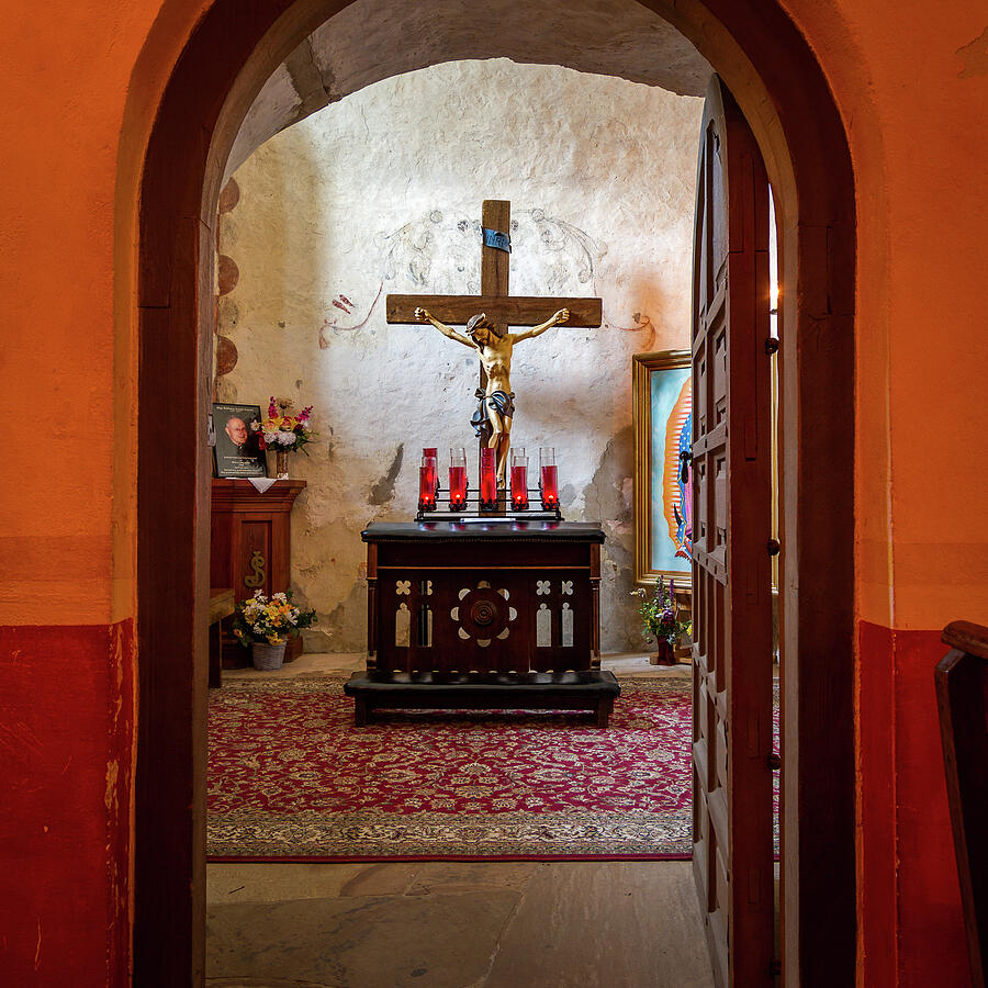 Mission Concepcion Doorway Photograph by Tim Stanley