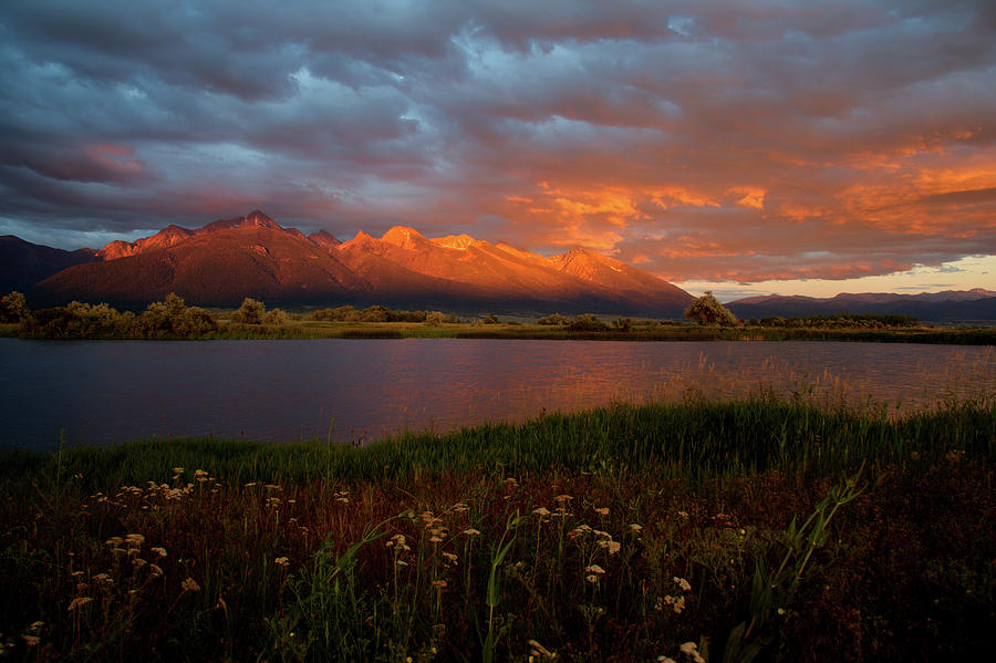 Mission Mtns Sunset #1 Photograph by Dan McCool